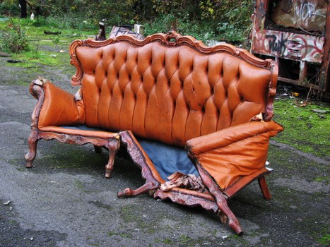 Crew in high-visibility jackets at a Shoreditch commercial collection point