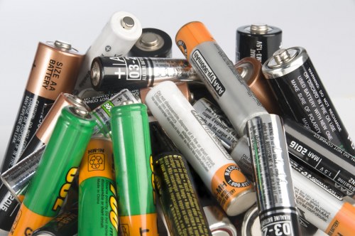 Workers wearing PPE preparing a vehicle for a commercial waste run